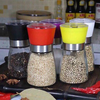 Lọ xay tiêu thủy tinh 2 trong 1 - Nhiều size mẫu mới