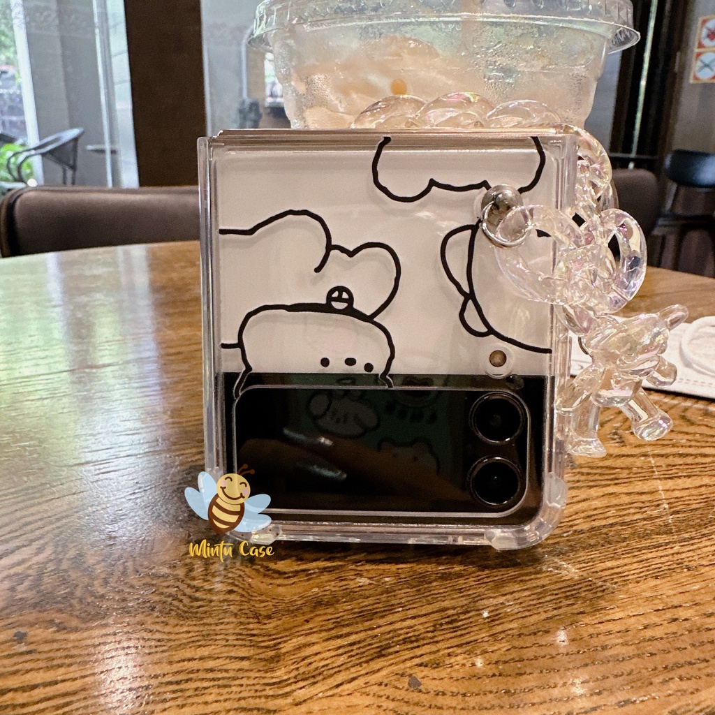 Ốp kèm móc khóa Samsung Galaxy Z Flip 3 / Z Flip 4 -ZF311