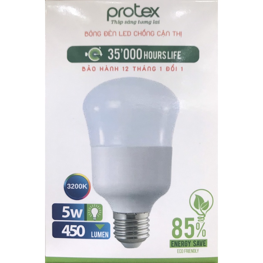 Bóng Đèn Led Protex Chống Cận Thị - bảo hành đổi mới 12 tháng