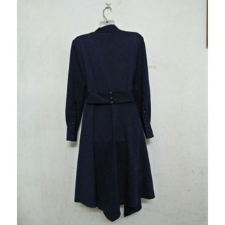 ĐẦM CỔ VEST THẮT ĐAI LƯNG