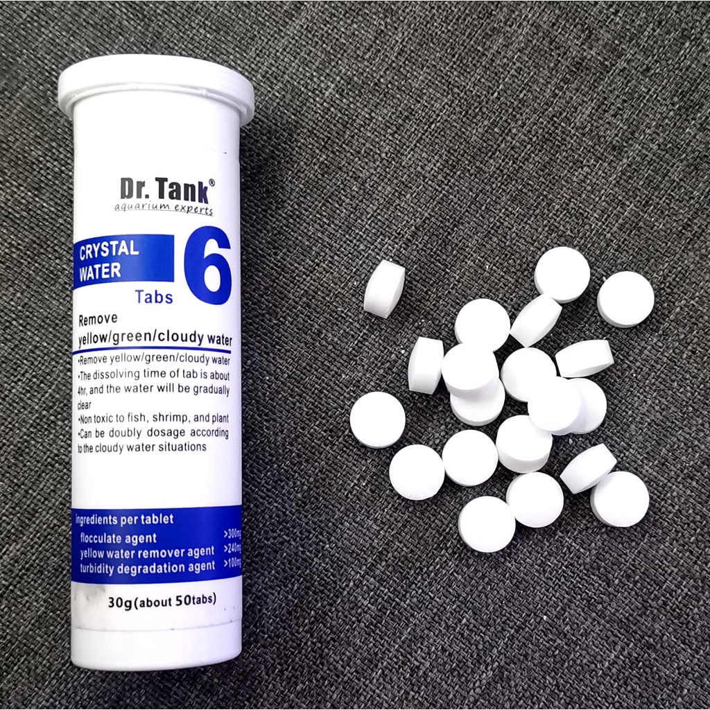 Dr.Tank Crystal Water làm trong nước hồ cá thủy sinh sau 30p