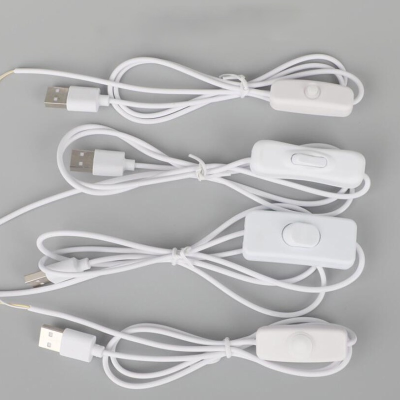 Dây Cáp Nối Dài Nguồn DC 5V USB 501 303 304 on / off 2Pin Cho Quạt Đèn LED VNK2