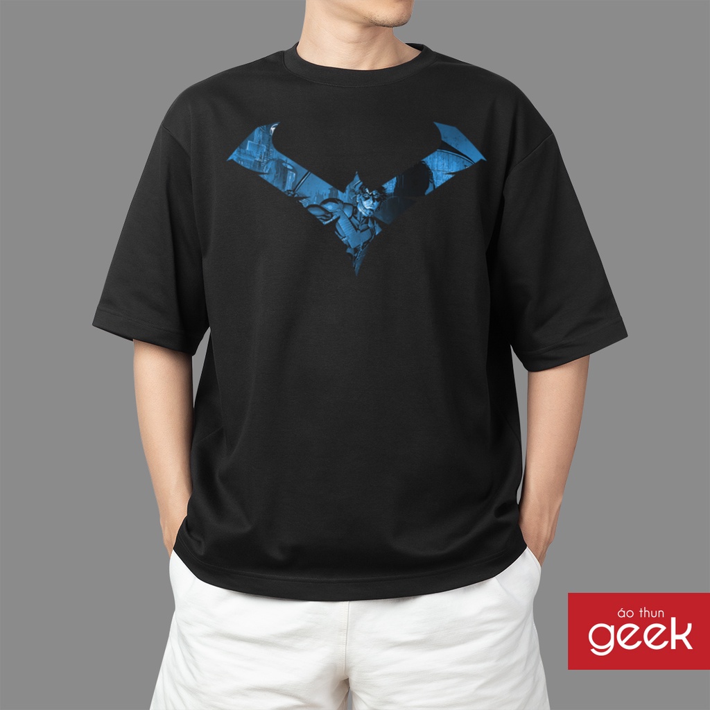Áo thun Unisex hình Gotham Knights - NightWing sắc nét, 100% Cotton vải dày, siêu mịn.