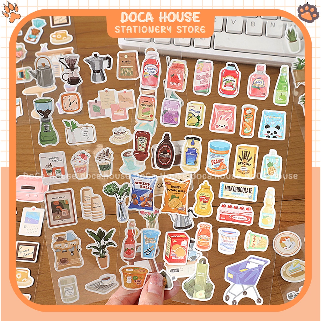 Sticker Trang Trí Chủ Đề Những Điều Nhỏ Nhắn Xinh Xắn Trong Cuộc Sống, Nhãn Dán Decor Sổ Tay Buller Journal