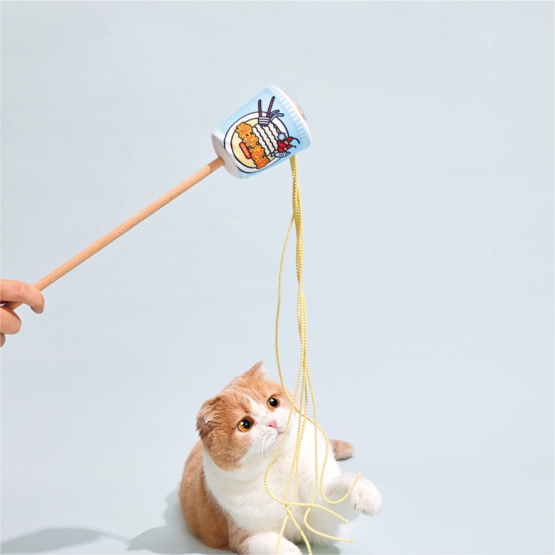 Purlab Gậy Trêu Mèo Mỳ Ăn Liền