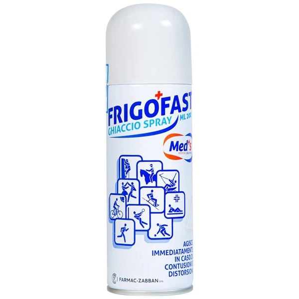 (Italia) Chai Xịt Lạnh Frigofast Spray Làm Lạnh, Giảm Đau Tức Thì (Chai 200ml)