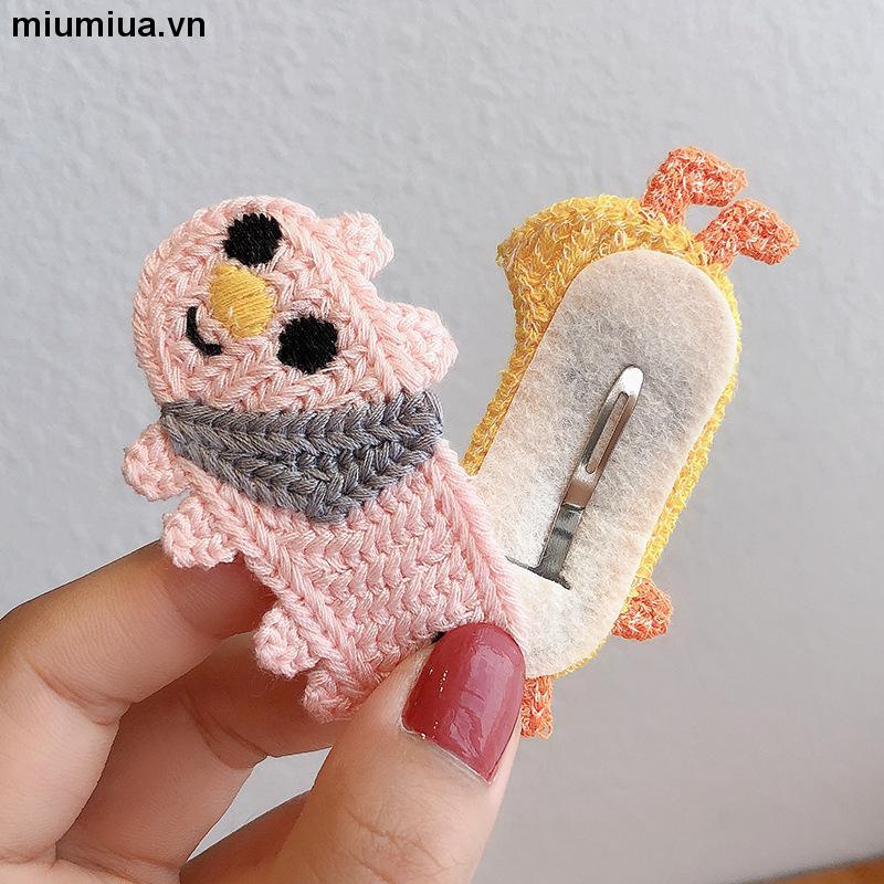 miumiuaKẹp tóc hình động vật hoạt hình dễ thương phong cách Hàn Quốc cho nữ