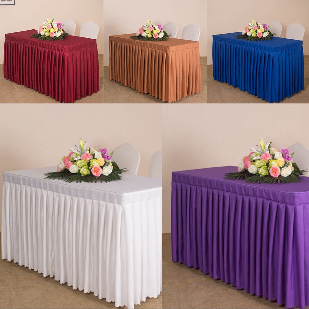 Khăn Trải Bàn Khách Sạn / Tiệc Cưới Màu Trắng Sang Trọng 47 ''