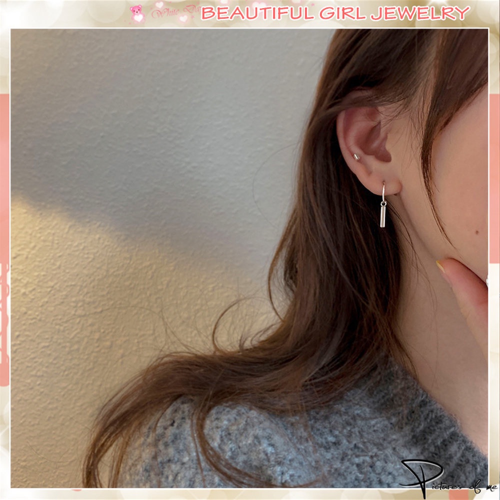 Khuyên tai mạ bạc thiết kế thời trang cho nữ