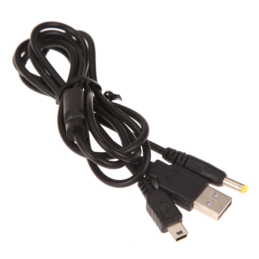 Dây Cáp Sạc Đồng Bộ Dữ Liệu USB 2 Trong 1 1.2m Cho Sony PSP 2000 3000