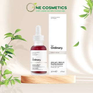 The Ordinary Chính Hãng - Serum tẩy tế bào chết, cải thiện mụn The Ordinary AHA 30% BHA 2% Peeling Solution 30ml
