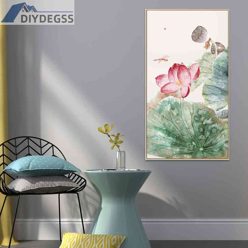 Bộ Tranh Thêu Chữ Thập 11CT Hình Lá Sen