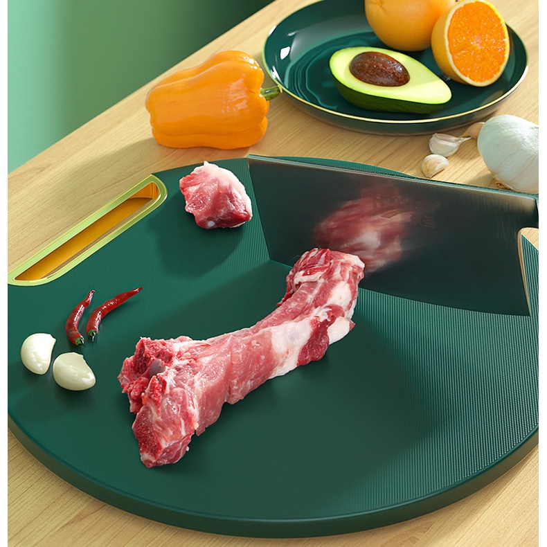 Thớt Nhựa Xanh Kháng Khuẩn 35CM ZA57