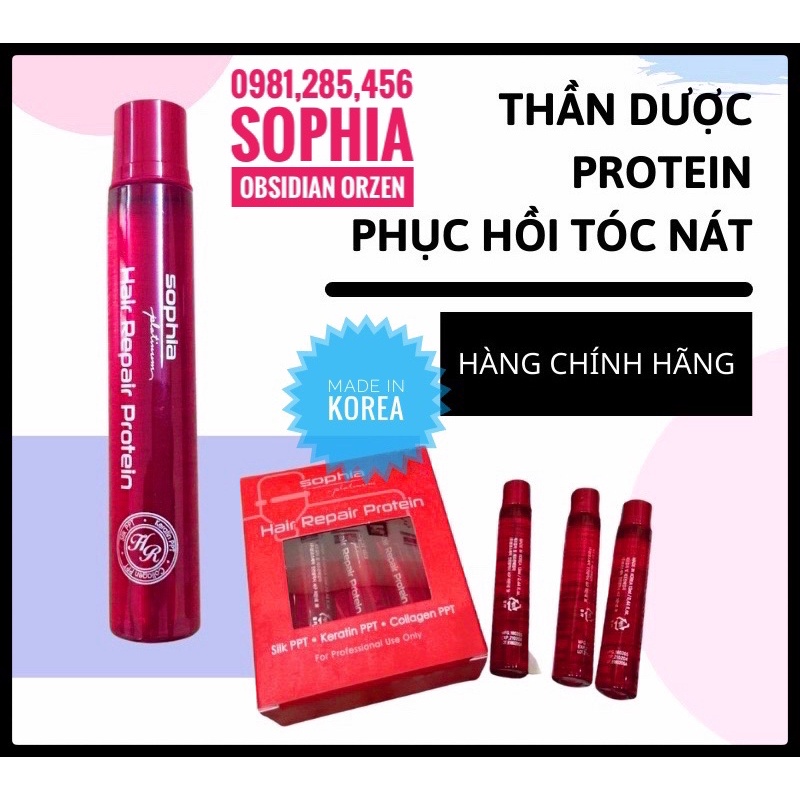 Protein phục hồi tóc hư nát sophia 13ml ( Hàn Quốc)