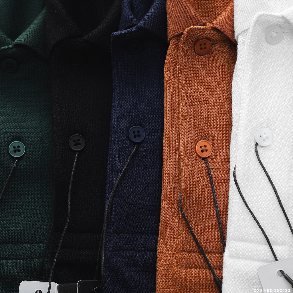 [ XUẤT XỊN ] Áo thun polo thời trang , áo thun cổ trụ nam, mắt vải cá mập xịn mịn, phối viền tinh tế 50123