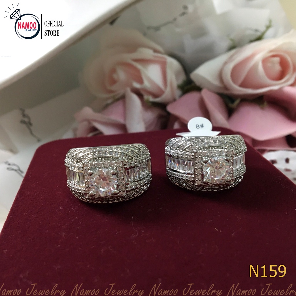 Nhẫn Nam N159 Khảm Đá Cực Đỉnh Mang Phong Cách Cực Chất Cho Phái Mạnh Namoo Jewelry
