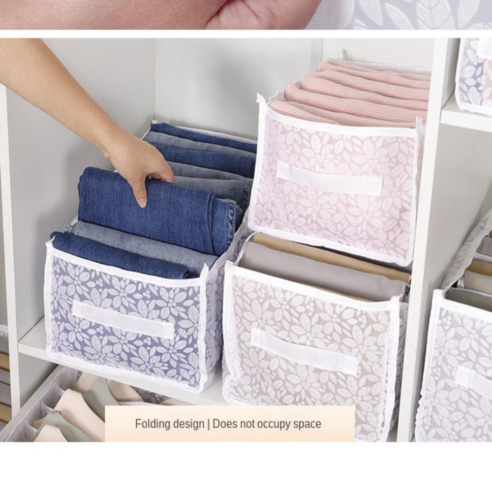 Daphs Hộp Đựng Quần Jean Chia Ngăn Thoáng Khí Chất Lượng Cao
