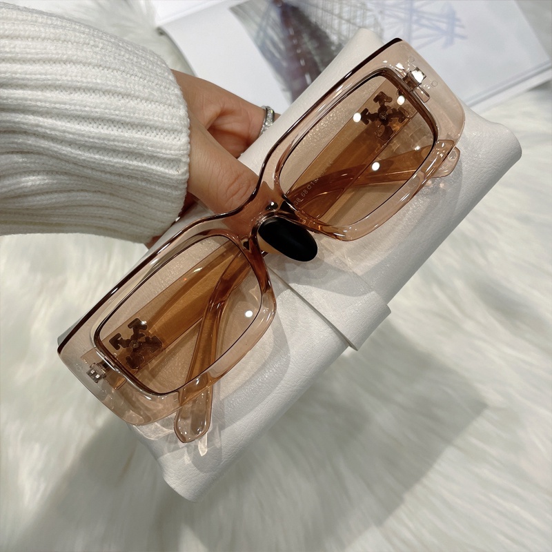 Kính Râm Gọng Vuông Nhỏ Che Nắng Thời Trang Mùa Hè Cho Nữ