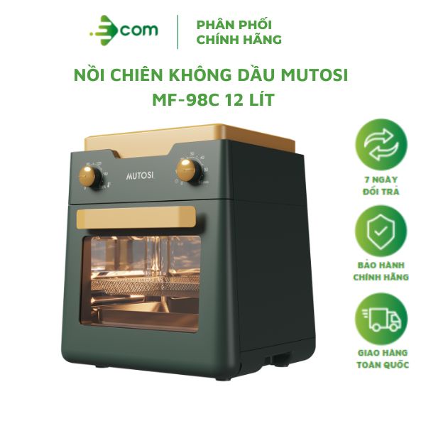 Nồi chiên không dầu MUTOSI MF-98C, hàng chính hãng bảo hành 24 tháng