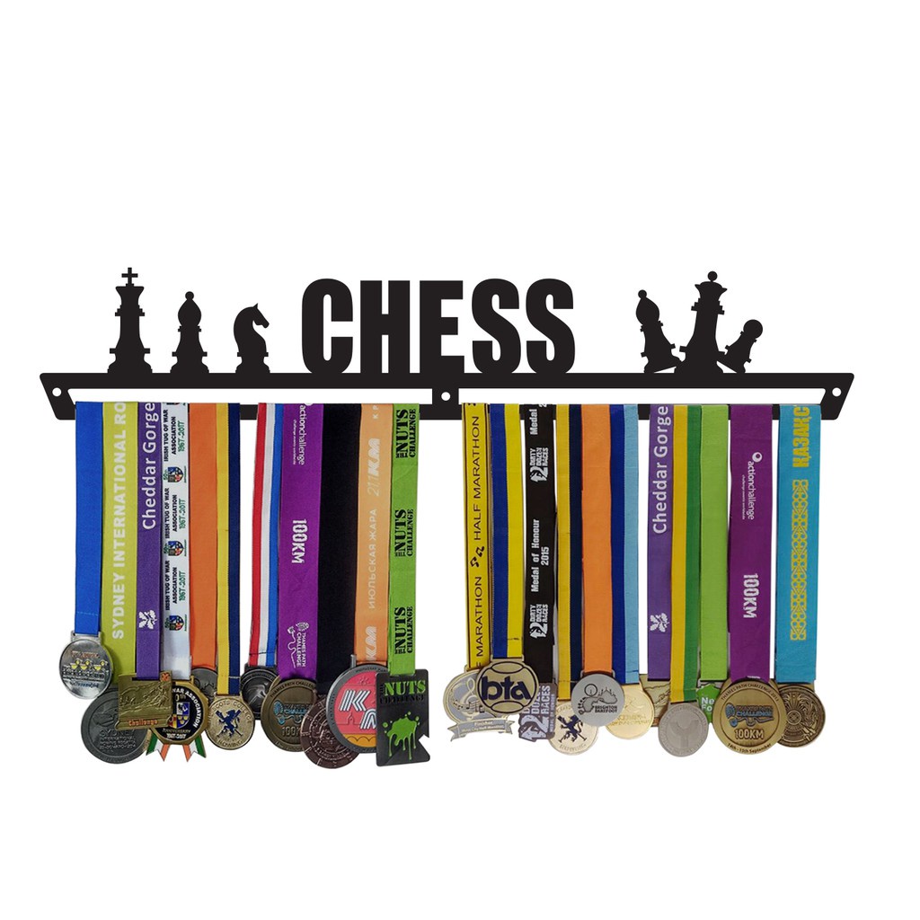 Giá treo huy chương cờ vua lên tường