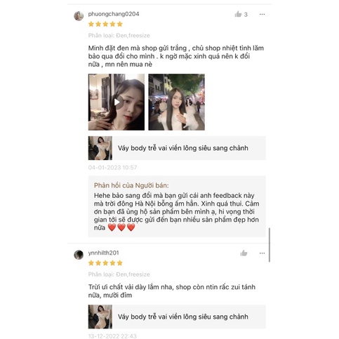 Váy body trễ vai viền lông siêu sang chảnh