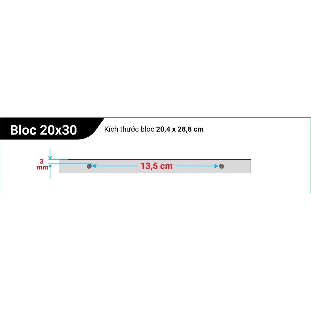 LỊCH 2023 - Bloc lẻ 20 x 30