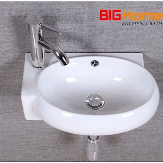 Chậu lavabo mini treo góc hoặc thẳng phong cách tối giản