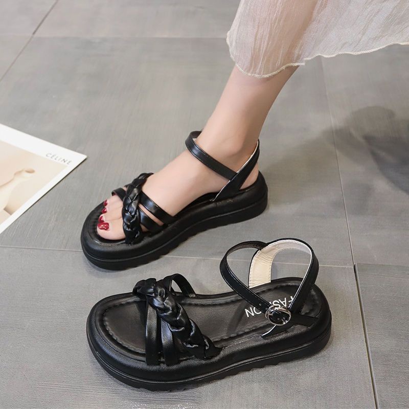 Xăng đan Đế Dày 4Cm Thiết Kế Mới Thời Trang Mùa Hè 2023 Dành Cho Nữ