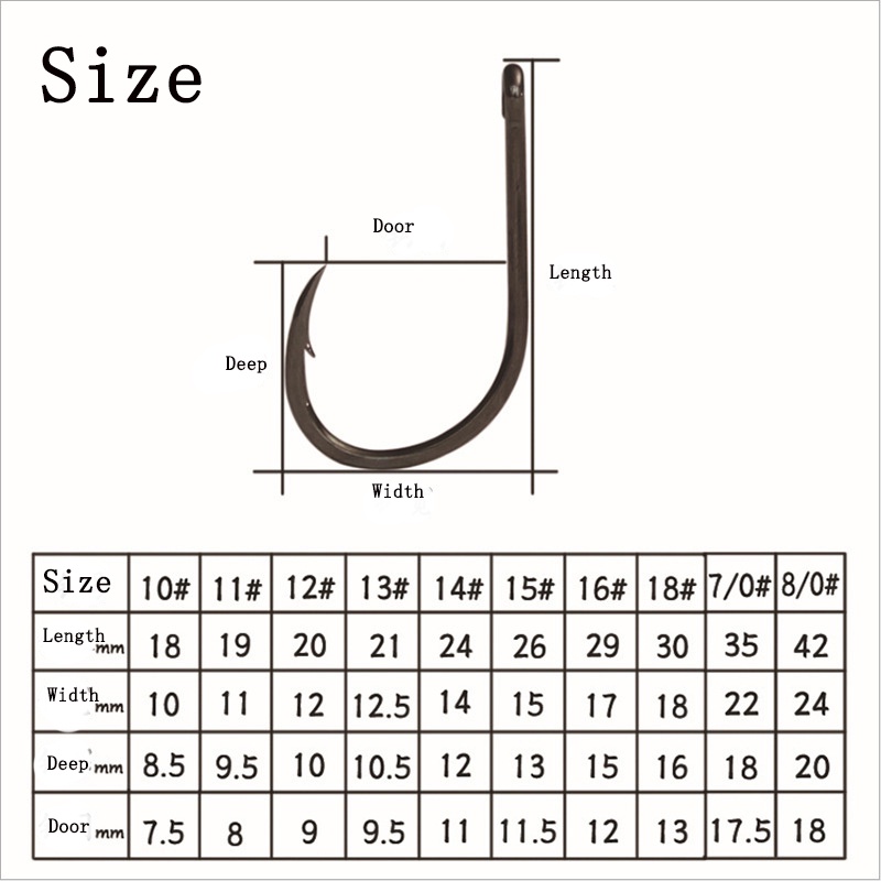 5Móc câu cá bằng thép không gỉ cao cấp tiện dụng