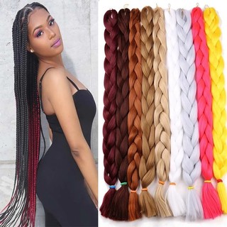 Bím tóc giả thắt bím 41 inch 165g nhiều màu sắc thời trang