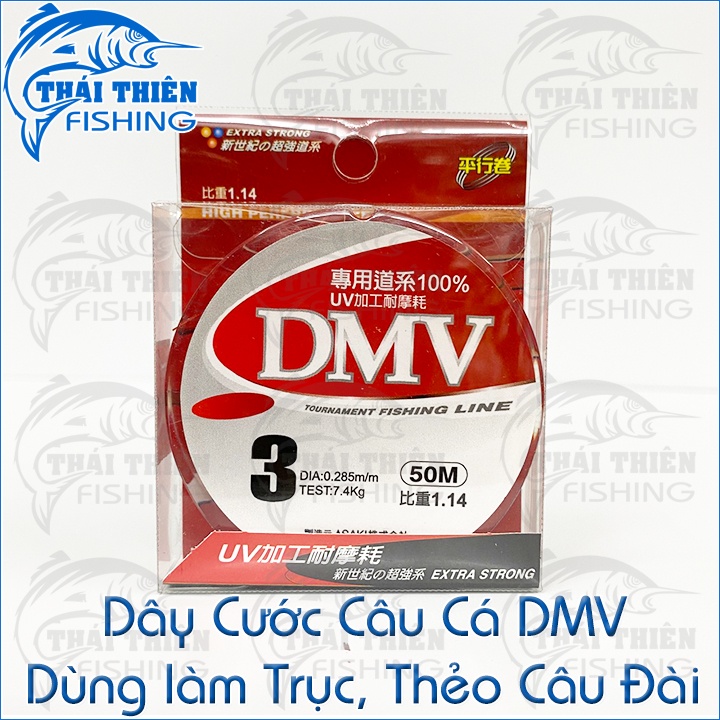 Dây Cước Câu Cá DMV Cuộn 50m Chuyên Dùng Làm Trục Câu Đài Săn Hàng