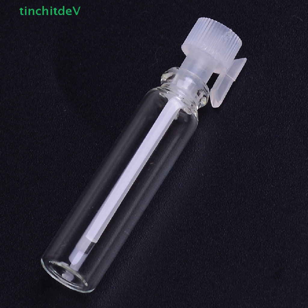 Set 10 / 50 Bình Rỗng mini Bằng Thủy Tinh 1ml Dùng Trong Phòng Thí Nghiệm
