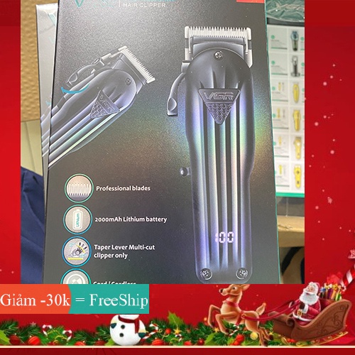 Tông Đơ Cắt Tóc Salon LED VGR282, Tạo Kiểu Chuyên Nghiệp