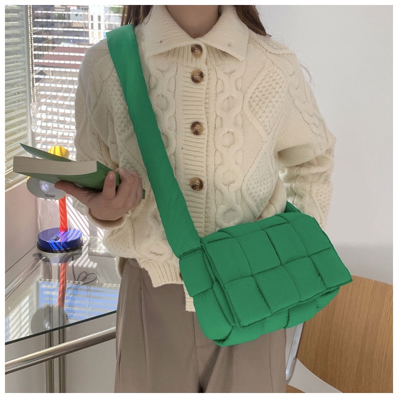 Mischa Túi Đeo Chéo Vai Vải canvas Dệt Màu Trơn Thời Trang Cao Cấp