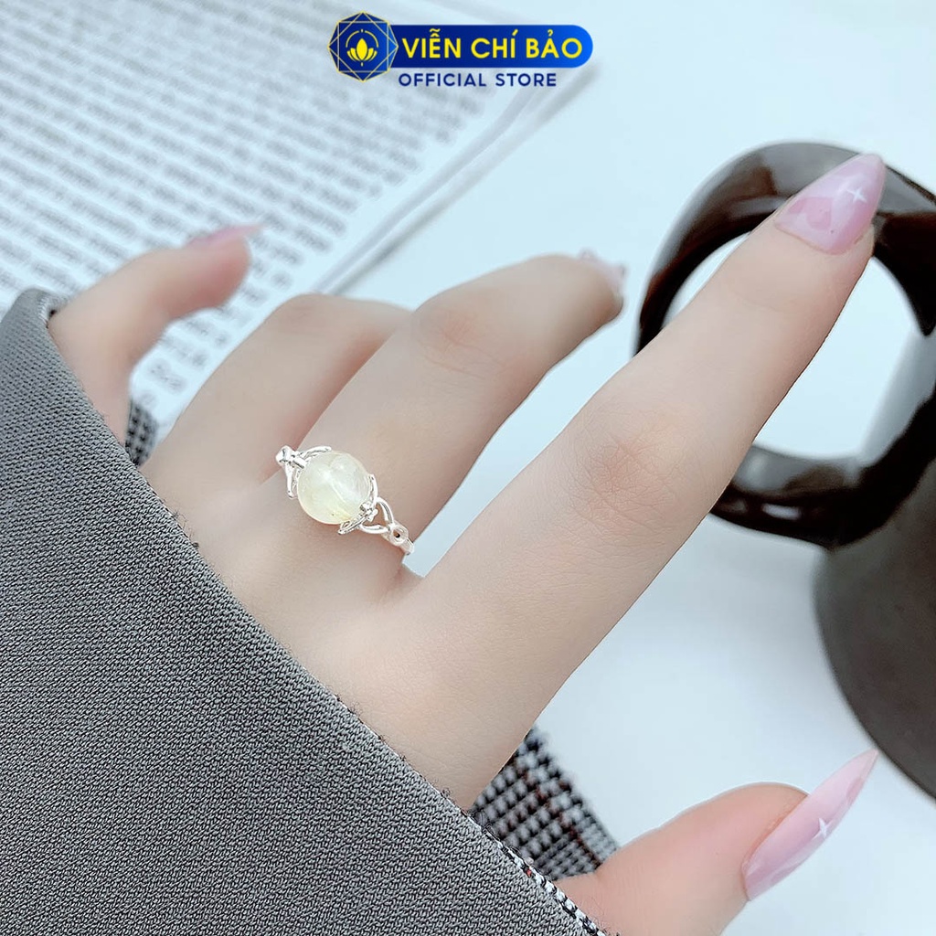 Nhẫn mix đá nhiều màu chất liệu bạc 925 thời trang phụ kiện trang sức nữ Viễn Chí Bảo N400651