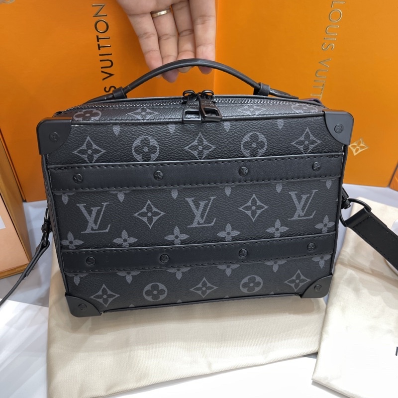 Túi đeo L V tay xách Nam-Nữ vân hoa da thât nhập khẩu_HÀNG 1:1 Túi da L.V đeo bụng hàng xuất khẩu FULLBOX new