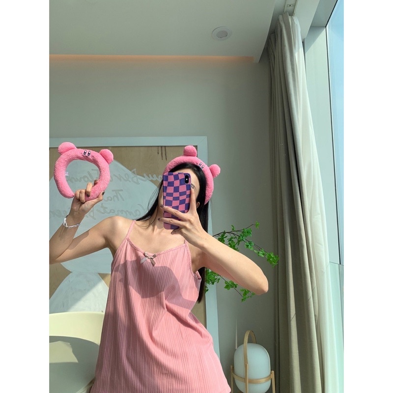 Cài Tóc, Băng Đô Kirby Hồng Hoạt Hình Dễ Thương