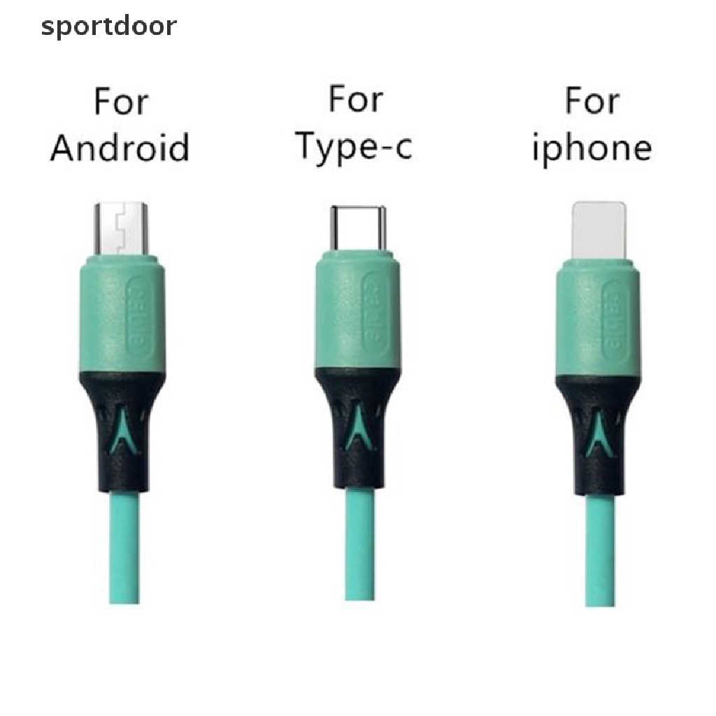 Dây Cáp Sạc Dữ Liệu USB 5A 1.2m / 1.8m Bằng Silicone