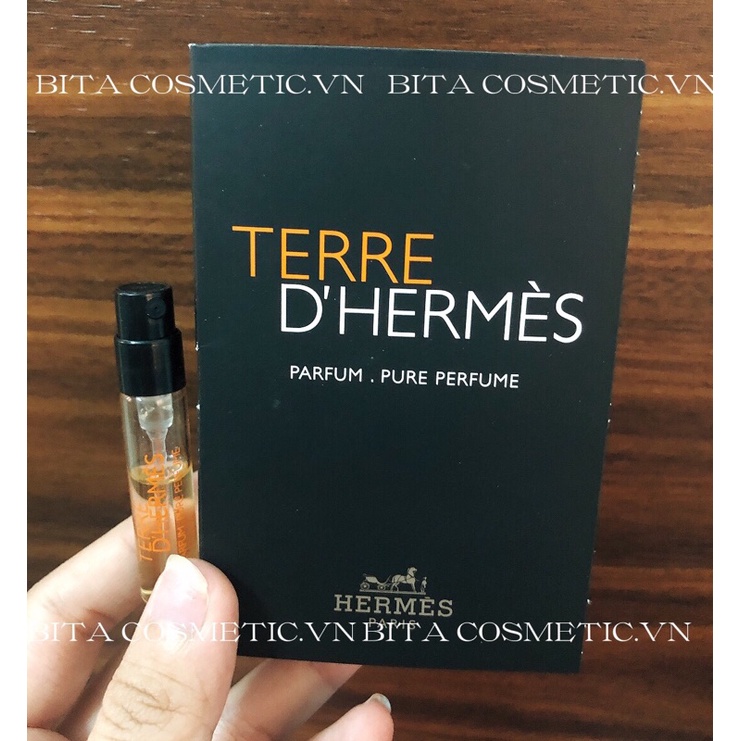 Vial Nước Hoa Terre D’Hermes Parfum. Pure Parfum
