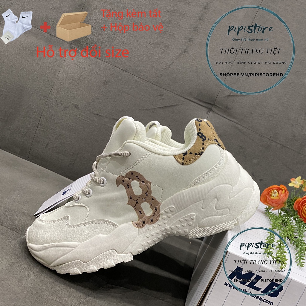 [FlashSale] Giày MLB Chữ B, giày mlb b Hót Trend size 36-43 có bill box [pipistore]