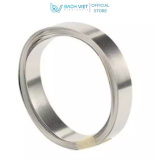 Dây kẽm hàn cell 18650 0.1*8mm/met, bọc cell pin dài 10cm rộng 15cm, dây hàn cell pin
