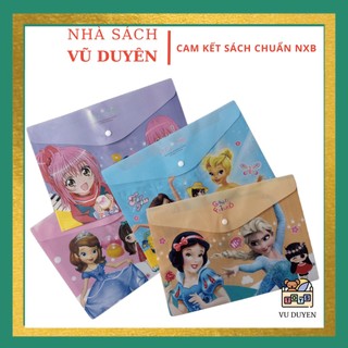 Bìa nút đựng tài liệu A4 có nút bấm nhiều hình dễ thương ngẫu nhiên