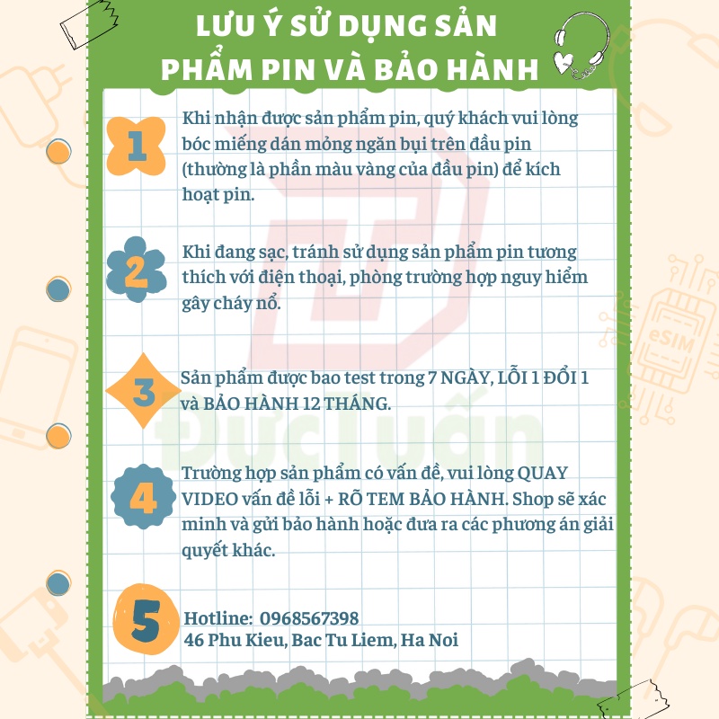 Pin zin samsung G530/G531/j320/j500 chuẩn dung lượng 2600mAh