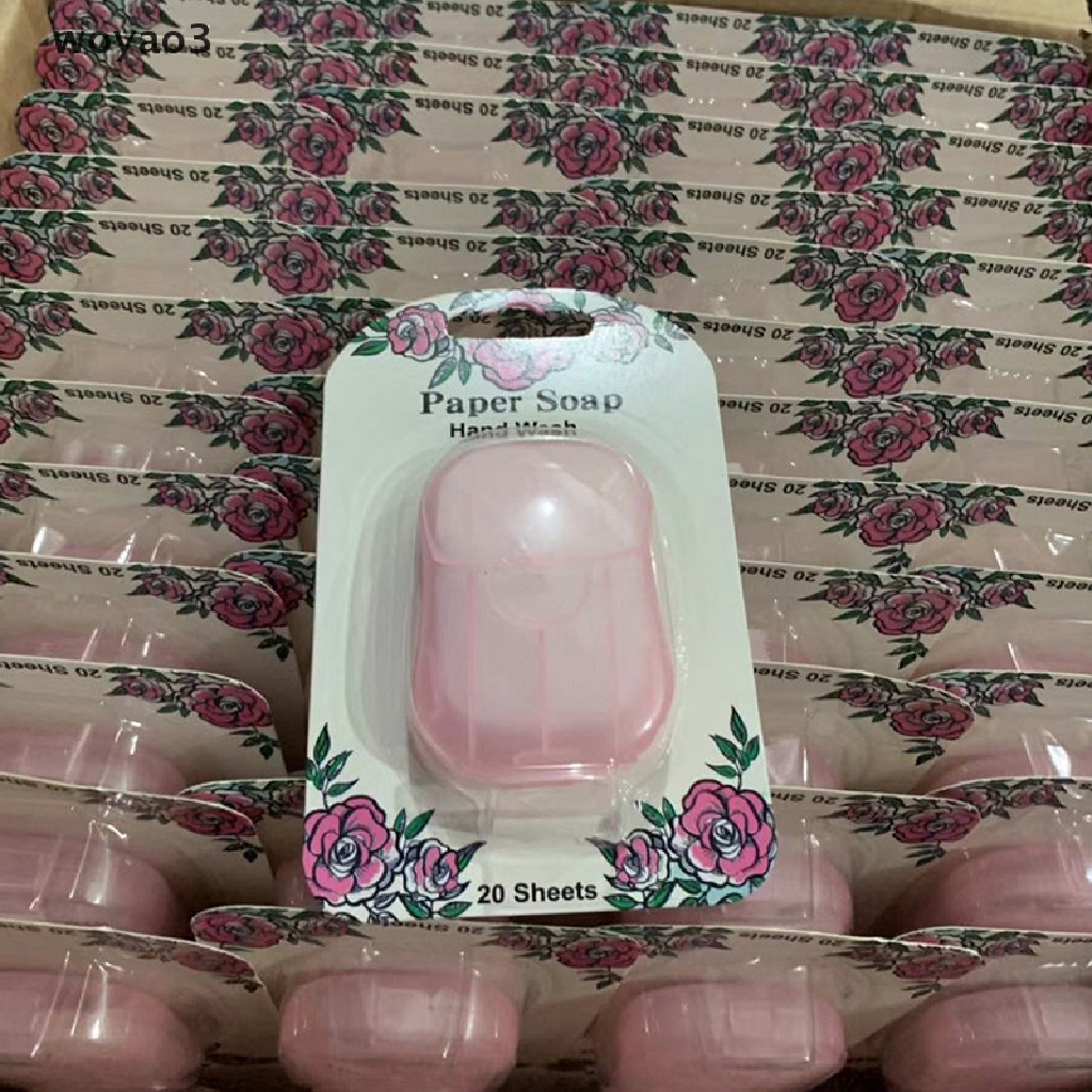 Hộp 20 Giấy Xà Phòng Có Thể Phân Hủy woyao3