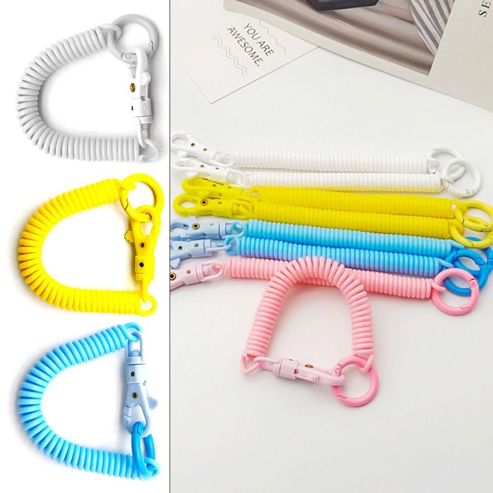 MAYSHOW Set 3 Dây Lò Xo Gắn Điện Thoại Co Giãn Chống Thất Lạc