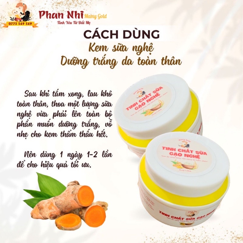 DƯỠNG BODY SỮA GẠO NGHỆ TRẮNG DA | Mamy Gold
