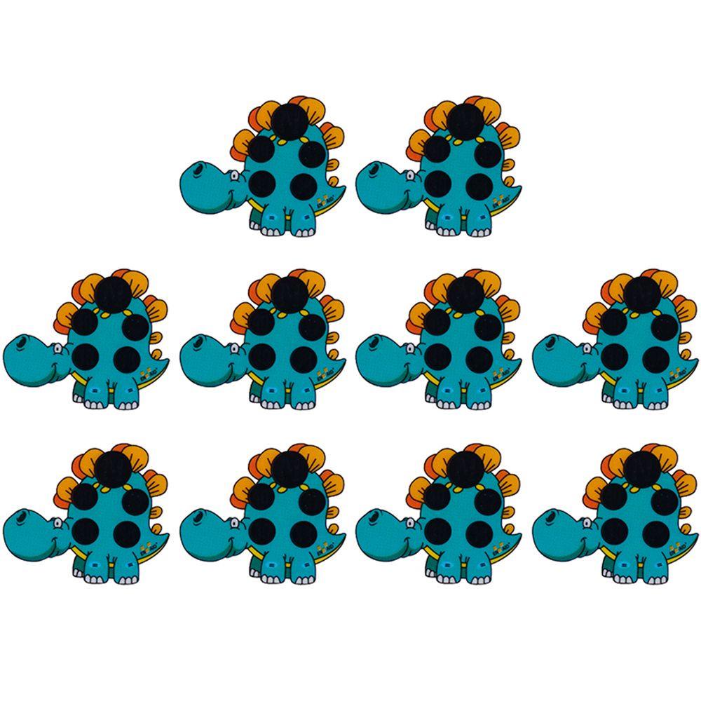 JARRED Bộ 10 Miếng Dán Nhiệt Kế Kiểu Hoạt Hình Dễ Thương Cho Bé