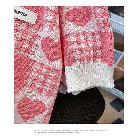 Áo loang màu áo croptop Áo polo Dệt Kim Tay Ngắn Họa Tiết Sọc Caro Phong Cách Preppy Ngọt Ngào