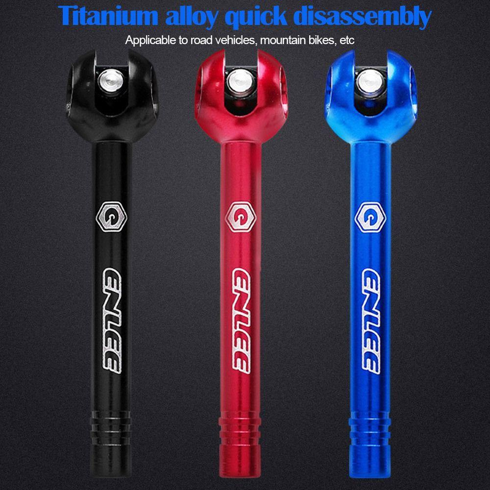 1 Cặp Xiên Bằng Titan Trọng Lượng Nhẹ Tháo Gỡ Nhanh Dành Cho Xe Đạp