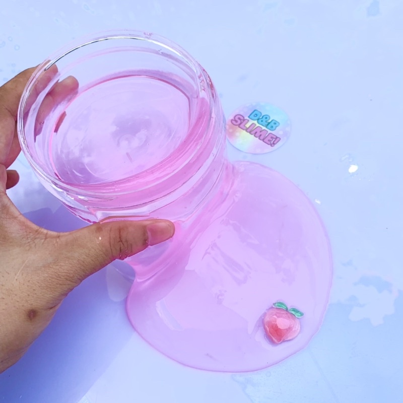 Peachy Water Slime - Slime Nước Trái Đào Thơm và Vui, Chơi không dính tay.